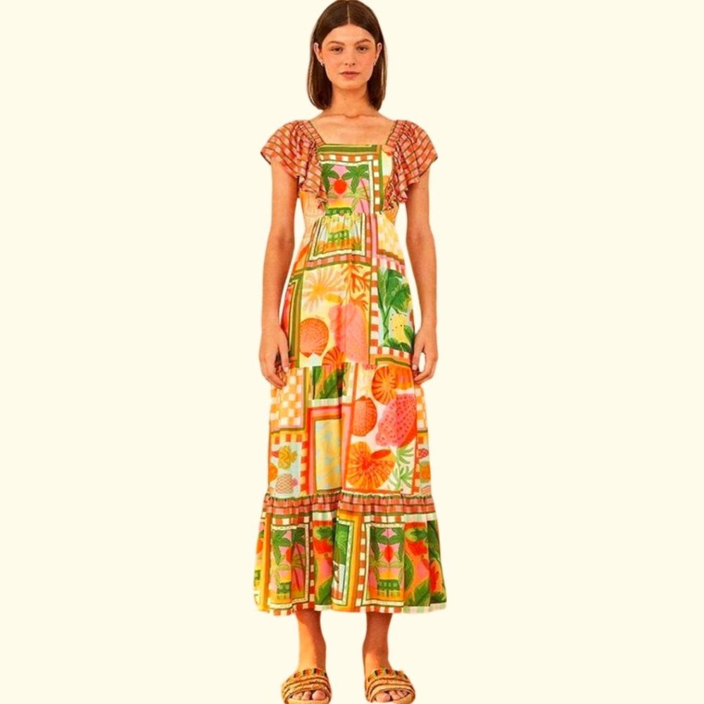 FARM RIO Beach House dress sz XS NWT BEAUTIFUL!!!